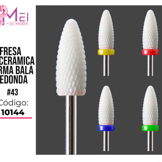 Fresa de Cerámica forma de Bala