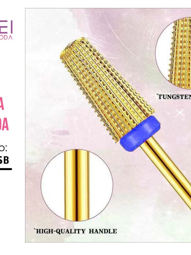 Fresa de Metal Dorada