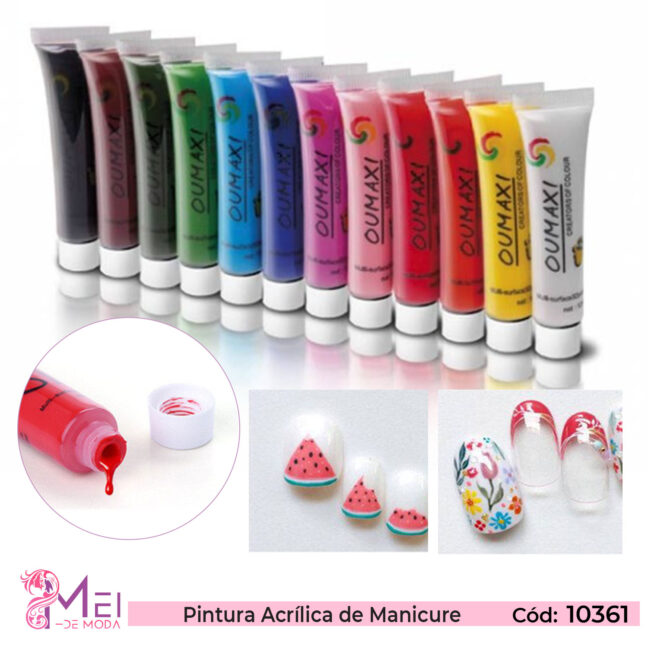 Pintura Acrílica de Manicure