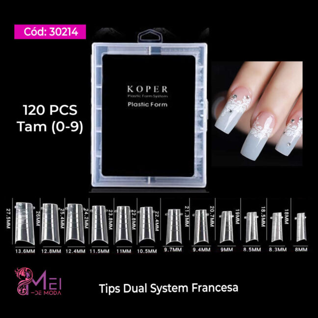 Tips Dualsystem Francesa 120 pcs