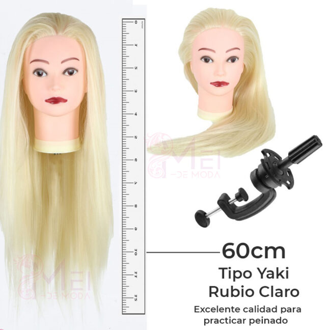 Cabeza de Entrenamiento Rubia Claro 60cm