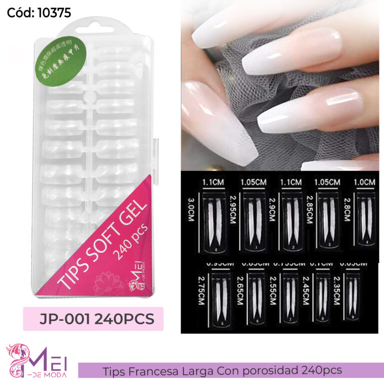Tips Francesa Soft Gel 240PCS