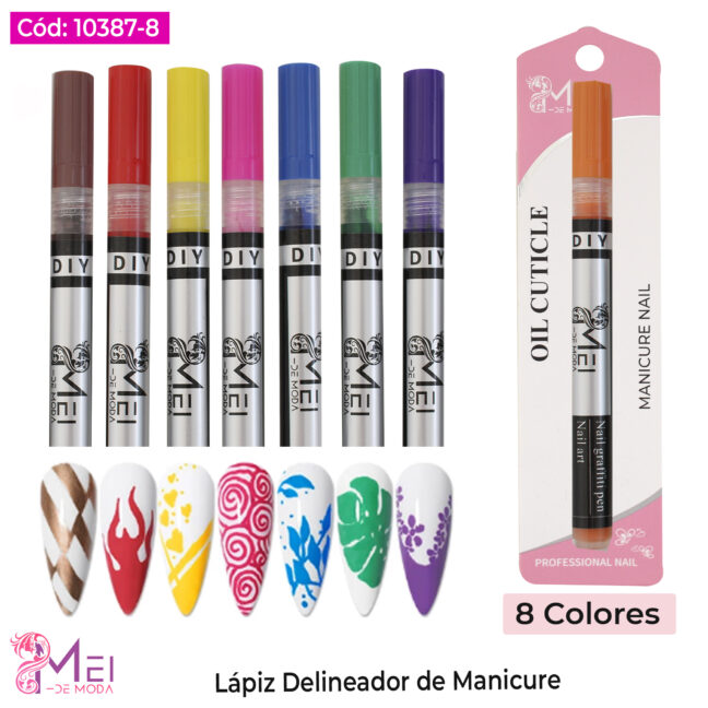 Delineador de Colores para Decoración de Uñas