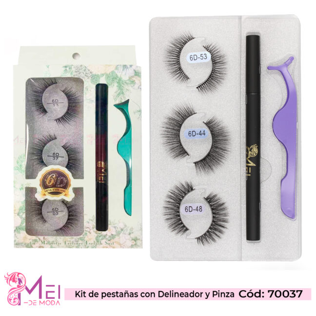 Kit De Pestana Con Delineador Y Pinza