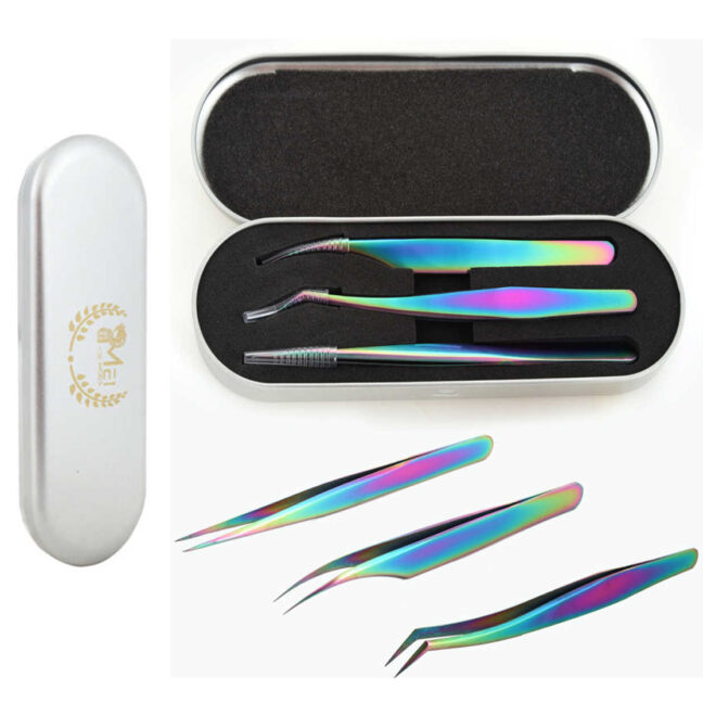 Kit de pinza de Pestaña 3PCS