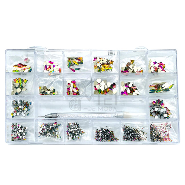 Set de cristales Colores con toma cristal