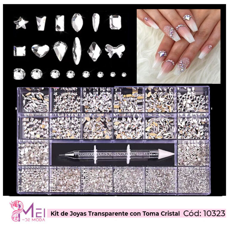 Set de cristales Transparente con toma cristal
