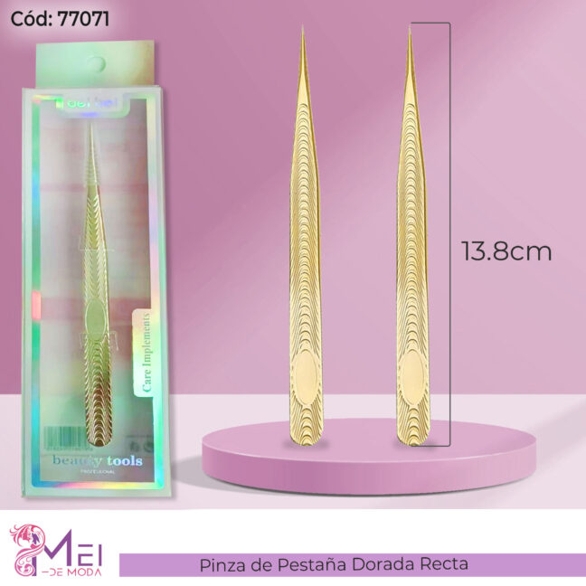 Pinza Recta de Pestañas