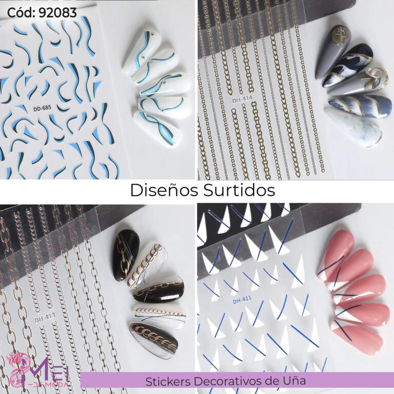 12 Stickers Abstractos Elegantes