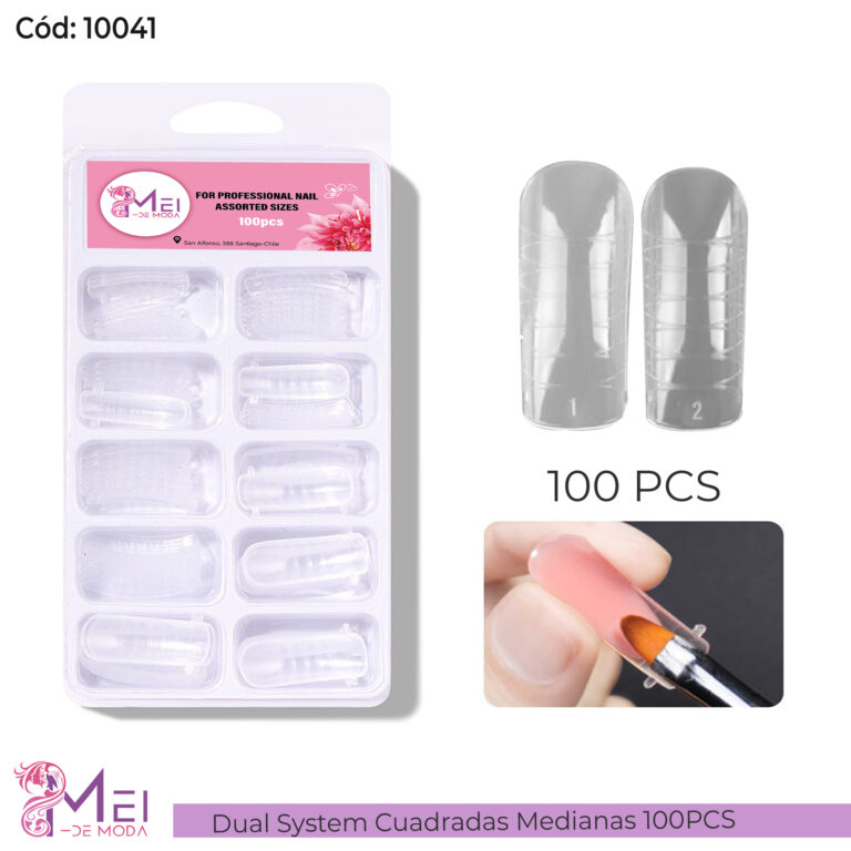 Dual System Cuadrado Mediana 100pcs