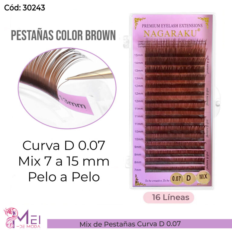 Mix Pestañas Curva D