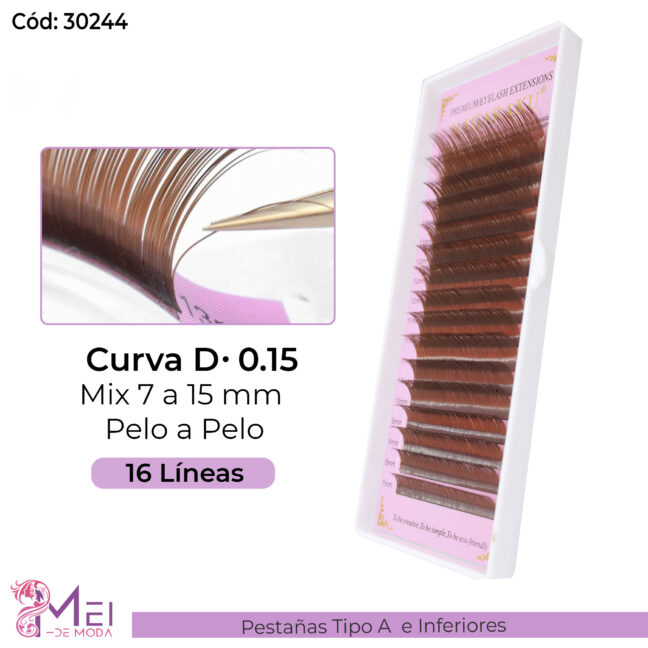 Mix Pestañas Curva D