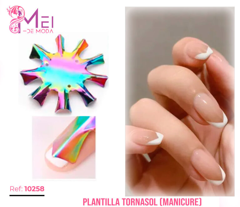 Plantilla Redonda para Manicure