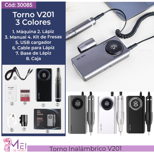 Torno Inalámbrico UV-201 35.000 RPM