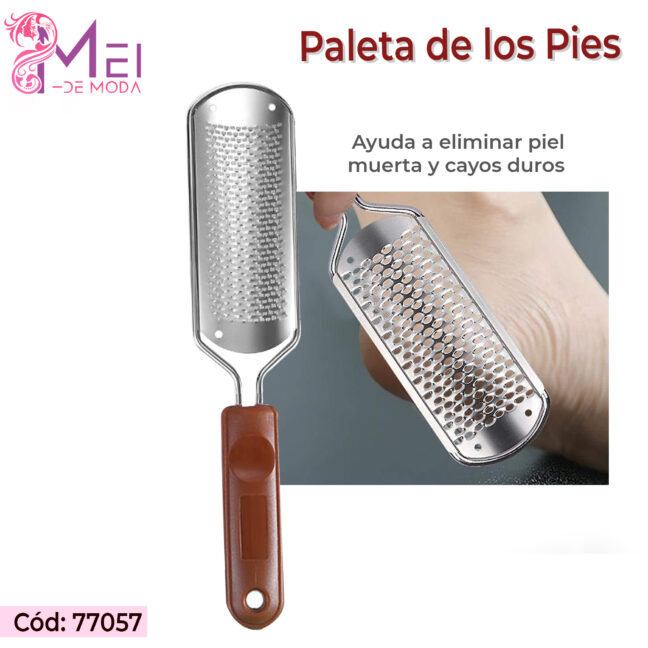 Paleta de Pies de Metal