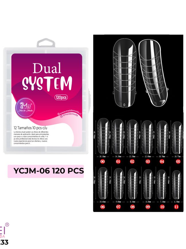 Tips Dual System Redonda 120 pcs