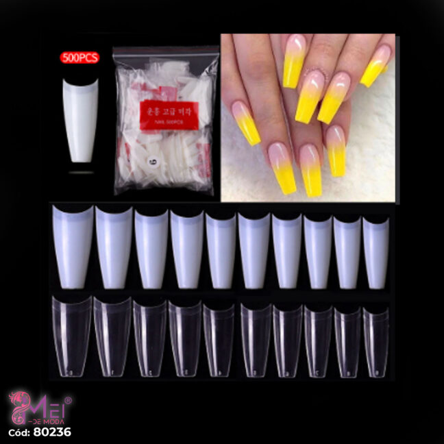 Tips Coffin Sonrisa 500pcs