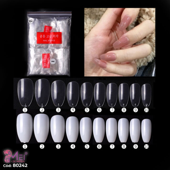 Tips Ballerina Corta 500pcs