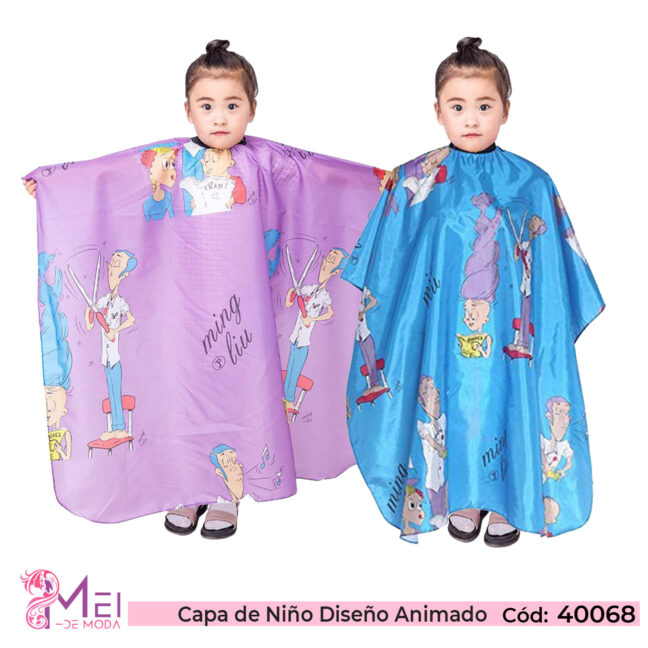 Capa para Niños Diseño Animado