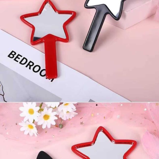 Espejo Estrella con Mango 11,5*18,6cm