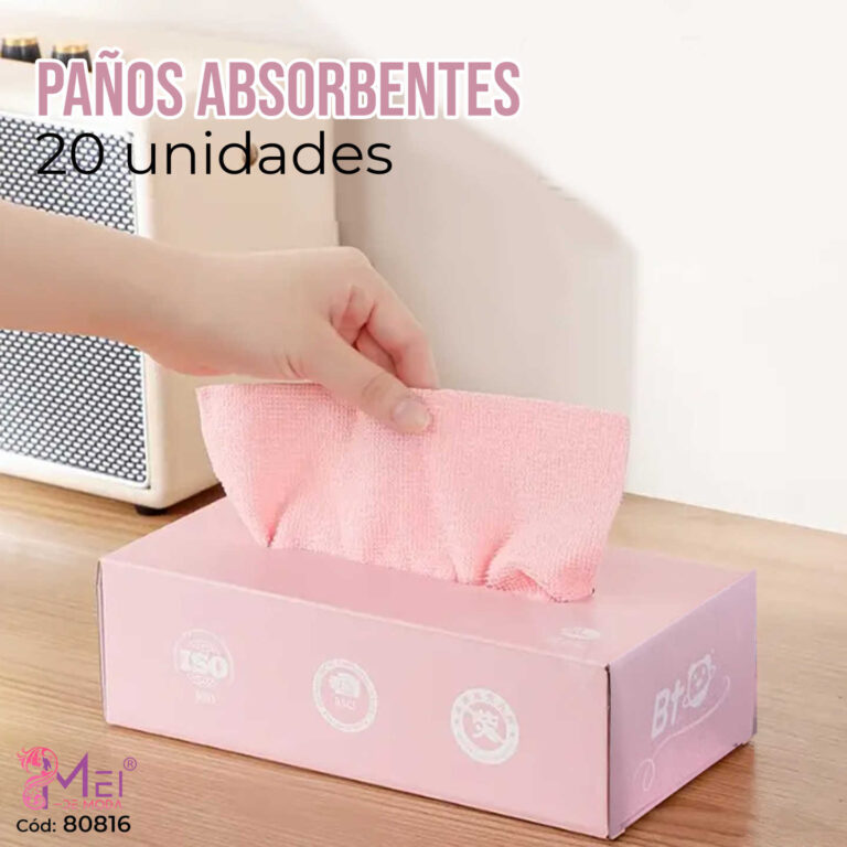Paños con Empaque 20*20 20pcs