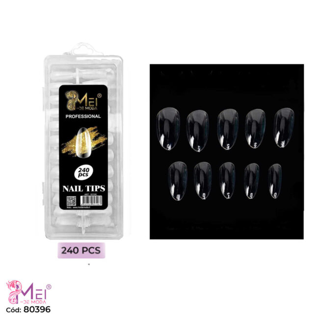 Tips Almendra 240 pcs