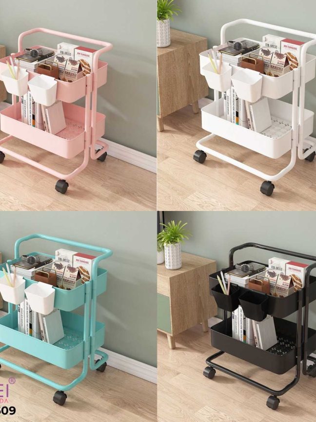 Carrito Organizador 2 pisos 4 Colores