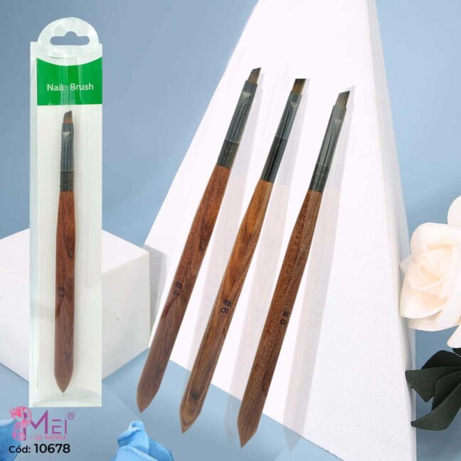 Pincel de Gel de Madera