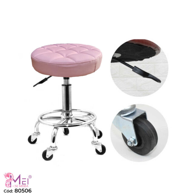 Sillón de Peluquería Rosado