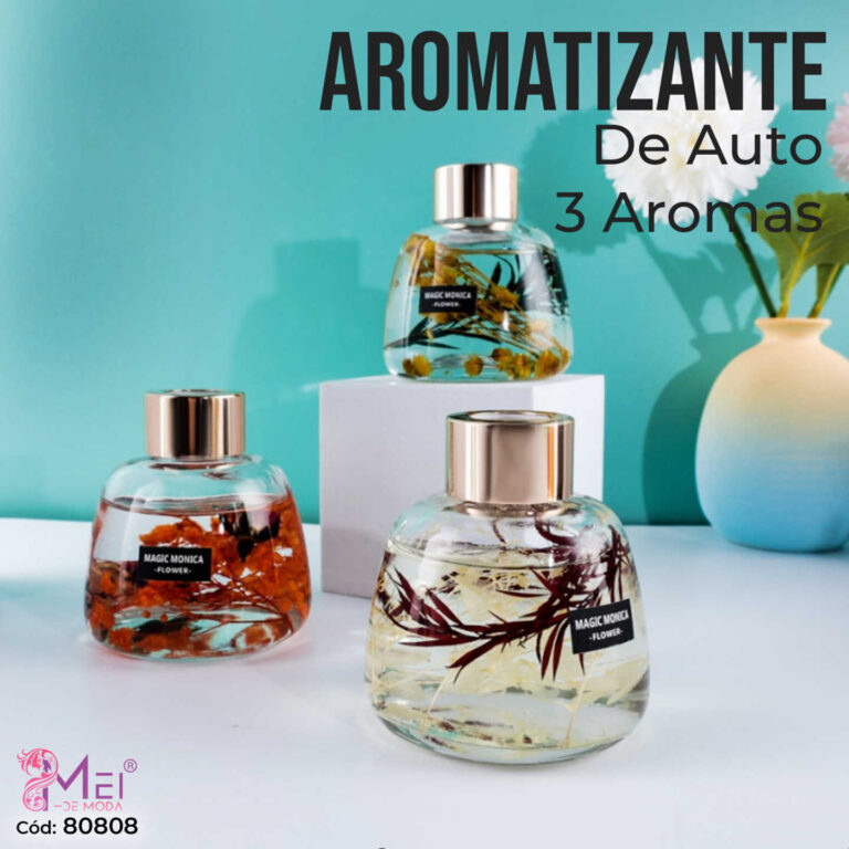 Aromatizante de Auto 3 Aromas Sutridos