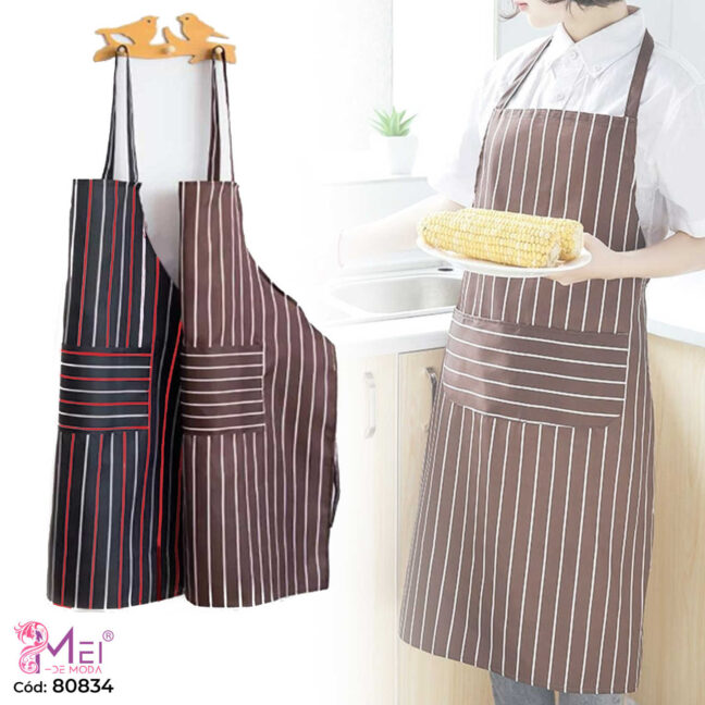 Delantal de cocina Lineas 2 Modelos