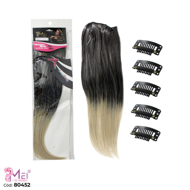Cortina Extension de Cabello 2 Colores 1B+88
