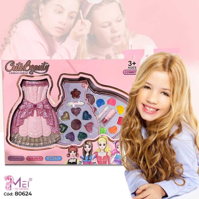 Kit de Maquilla para Niñas Vestido de princesa