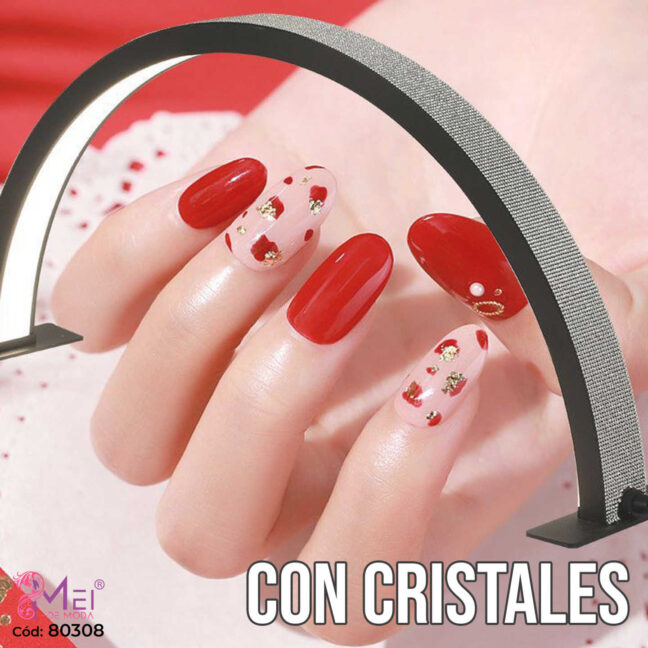 Lámpara Media Luna para Mesa CON GLITTER
