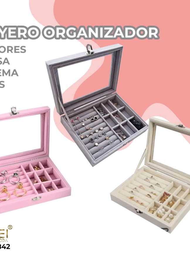 Caja Organizadora de Pulsera 9 compartimientos