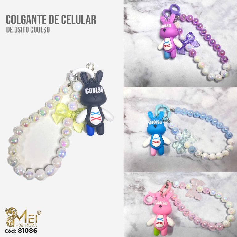 Colgante de Celular Forma de Osito