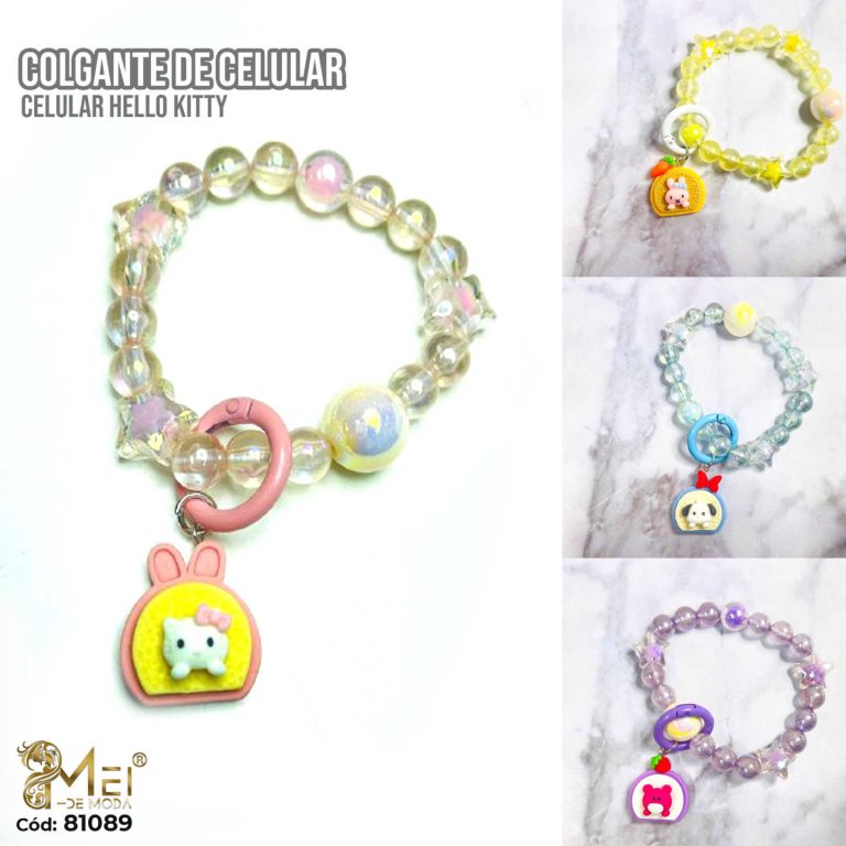 Colgante de Celular con Formas Sanrio