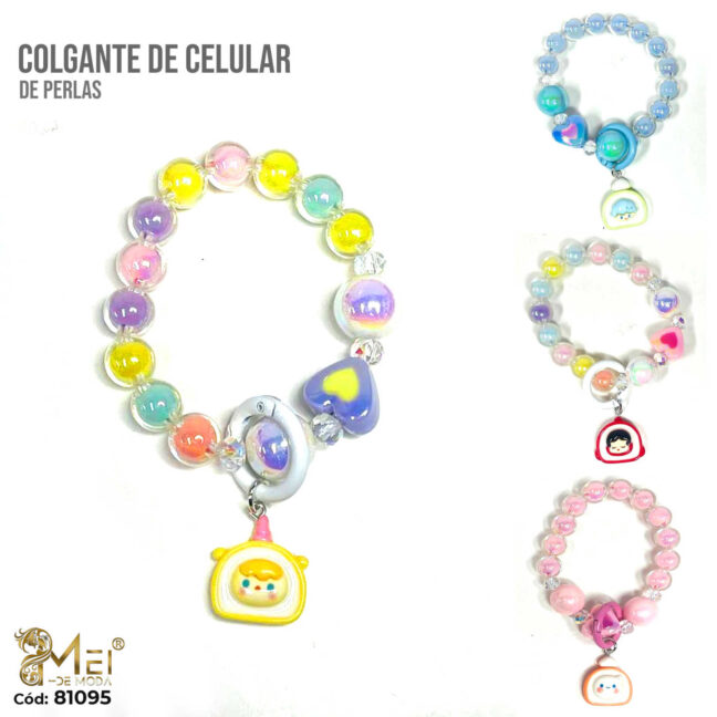 Colgante de Celular Surtidas y Perlas