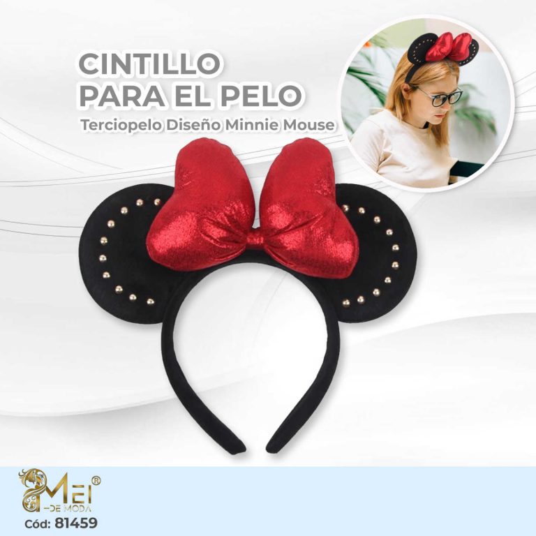 Cintillo de Cabello Minnie 12 unidades