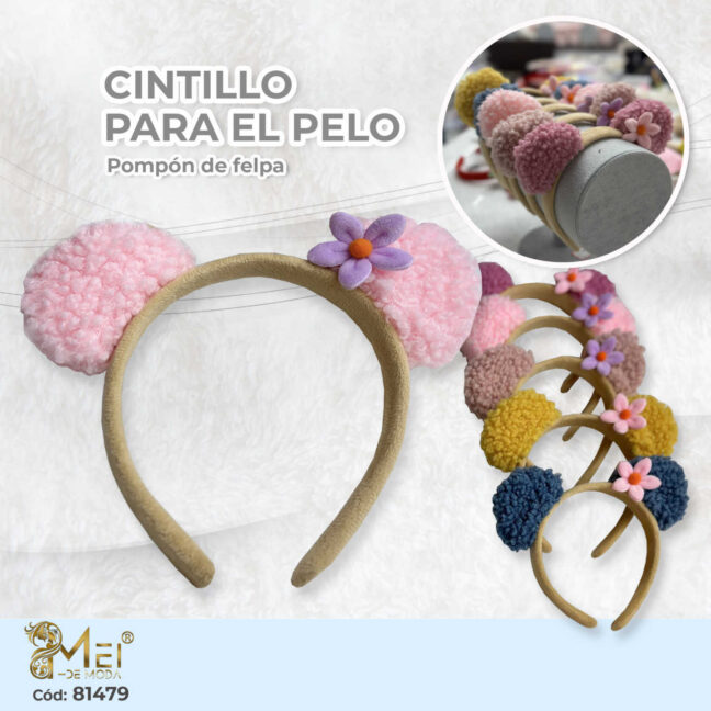 Cintillo de Cabello Orejas 12 unidades