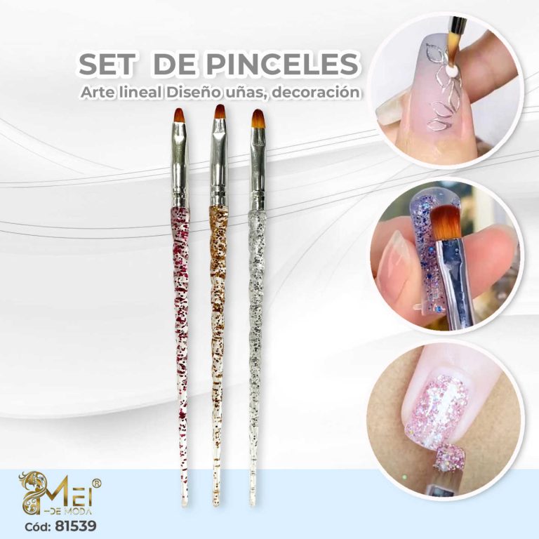 Set de Pinceles 3 pcs #4, #6, #8