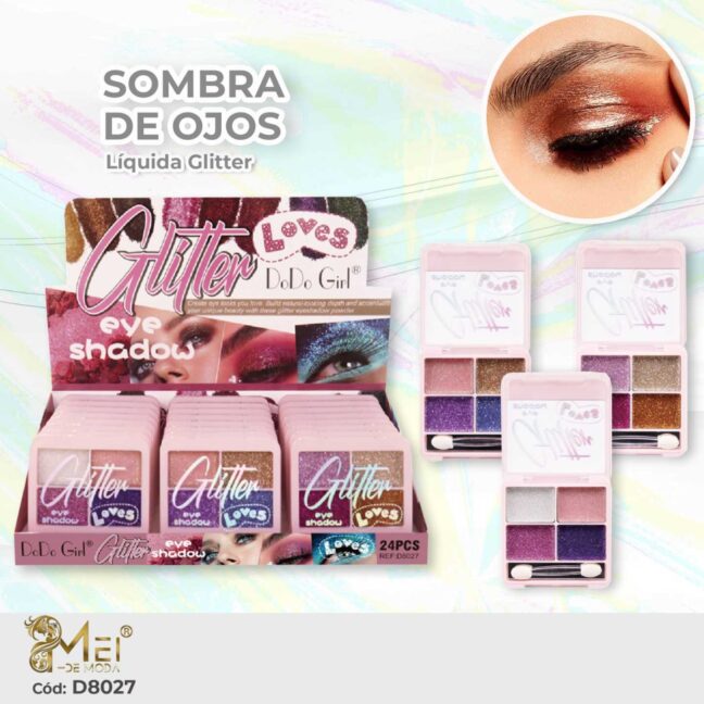 Sombra de ojos 4 colores