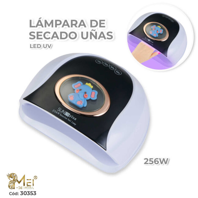 Lámpara Nail Art C9 PLUS Blanco 256W LED/UV