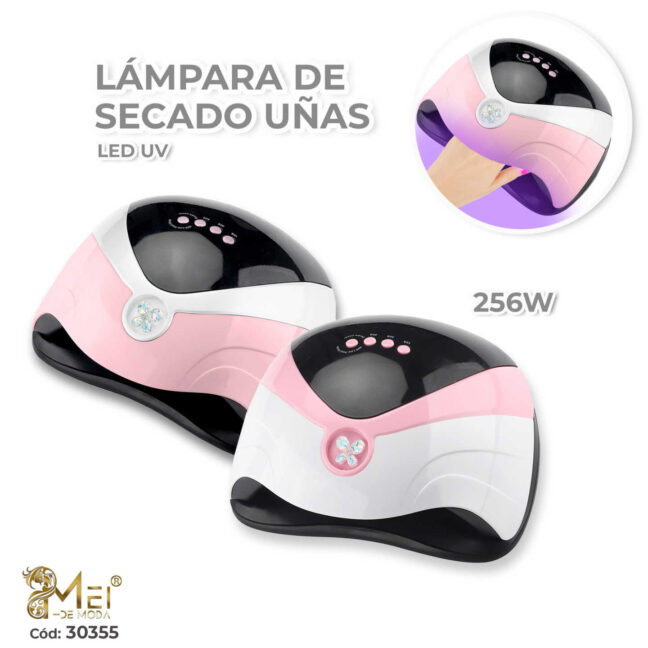Lámpara Nail Art SUN L3 LED/UV 168w Rosa/Oro