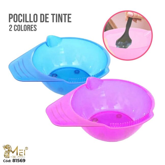 Pocillo para tinte Rosa 120*50MM