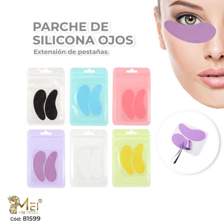 1 par Parches de silicona con forma de gota de agua