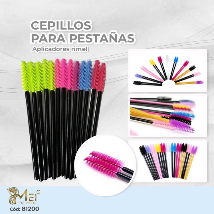 Cepillo para Pestañas 12 pcs Mei de Moda