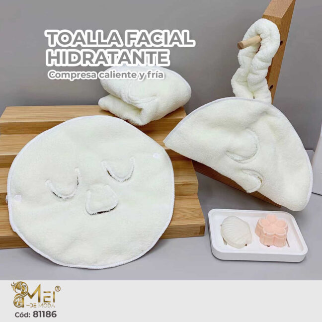 Toalla Facial 3 agujeros + Cinturon de Agarre
