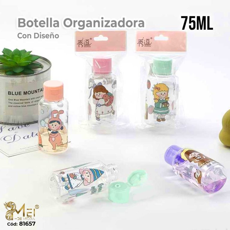 2 Botella con tapa abatible 75ML