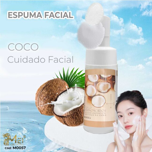 Mousse/Espuma Limpiadora de coco 150g